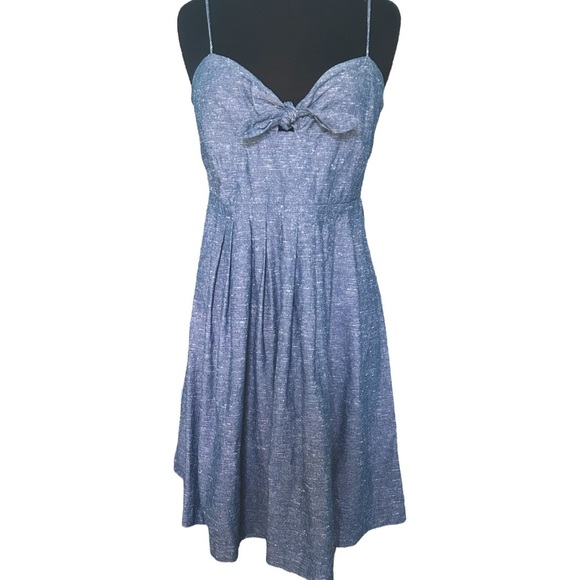 Madewell Chambray Dress Size 6 - Picture 2 of 8